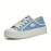 Casual Style Women's Canvas Sneakers - Convertible Slip-On or Lace-Up, All-Season Round Toe Flats with Rubber Sole, Comfortable Fabric Insole, Solid Color Fashionable Cookie Shoes - Hand Washable