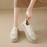 Women'S Casual Canvas Loafers - Classic Round Toe, All-Season Versatile Shoes with Rubber Sole, Fabric Inner & Durable Inner Lining, Easy Care Hand Washable, Fashionable Solid Color Design for Casual Attire, Allseason Shoes | Classic Loafer Design | Breathable Canvas Uppe