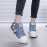 Women'S Chunky Platform Sneakers - Lace-Up High-Top Shoes with Non-Slip Rubber Sole, All-Season Casual Shoes for Everyday & Formal Outfits - Durable Canvas Upper & Cushioned Insole - Easy-Clean White Shoes for Women, Ladies Sneakers, Versatile Footwear, Trendy Footwear, Comfortable Fit, Fashionconscious Buyers, Streetwear Style, Breathable Fabric, Fashionconscious Women, Shoe For Women, Sneaker For Women