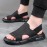 Comfy Air Cushion Sandals - Men's Breathable Walking Shoes with Non-Slip Rubber Sole, Durable and Comfortable Footwear for Outdoor Activities - Perfect for Summer Travel and Beach Trips
