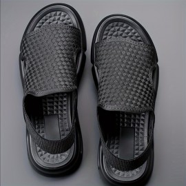 Comfy Air Cushion Sandals - Men's Breathable Walking Shoes with Non-Slip Rubber Sole, Durable and Comfortable Footwear for Outdoor Activities - Perfect for Summer Travel and Beach Trips