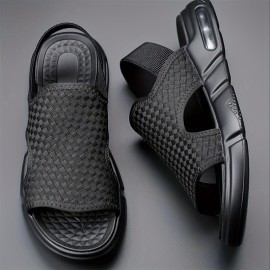 Comfy Air Cushion Sandals - Men's Breathable Walking Shoes with Non-Slip Rubber Sole, Durable and Comfortable Footwear for Outdoor Activities - Perfect for Summer Travel and Beach Trips