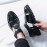 [Golden Dress Sandals] Metallic Golden Men's Business Casual Open-Toe Sandals | Adjustable Buckle Straps, Slip-On Synthetic Dress Shoes for Office, Semi-Formal & Streetwear - Breathable Rubber Sole, Summer Spring Formal Footwear