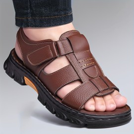 Men's Open Toe Sandals, Anti-Slip Comfortable Beach Shoes for Summer