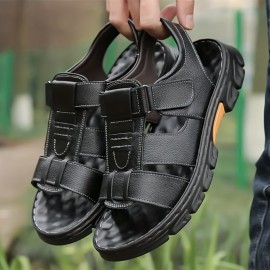 Men's Open Toe Sandals, Anti-Slip Comfortable Beach Shoes for Summer
