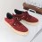 Men's Burgundy Low-Top Dopamine Shoes - Lace-Up Sneakers with Glossy Burgundy & Golden-Tan Trim, EVA Cushioned Arch, Solid Color Casual & Light Training Shoes for Spring/Fall, Skate Shoes, Gym, Semi-Formal - Minimalist Design, Durable -like Texture (No Laces Required) - Men's Fashion Sneakers with -like Upper & EVA Sole, Lace-Up Closure, Solid Color  Casual Sneakers for Men, Shoes for Men Casual, Mens Sneakers High Quality, Canvas Shoes, Wide Shoes for Men, Mens Sneakers