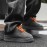 Men'S Retro Hip-Hop Style Solid Color Casual Sneakers - Lace-Up, Round Toe, Low-Top Design with EVA Sole and Fabric Lining for Comfort, Perfect for Casual Attire and Casual Attir