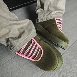 [Trendy Hip Hop Sneakers] Stylish Low-Top Men's Hip Hop Sneakers | American Style Lace-Up Shoes with EVA Sole, Fabric Lining, and Comfortable Round Toe for Casual Streetwear