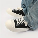 Women's Chunky Platform Derby Shoes - Round Toe Upper with Black & White Contrast Stitching, Thick Rubber Sole for All-Season Comfort, Versatile Casual & Formal Wear, Ladies Sneakers, Classic Laceup Style, Comfortable Fit, Everyday Sneakers, Stylish Sneakers, Durable Construction, Fashion Lovers