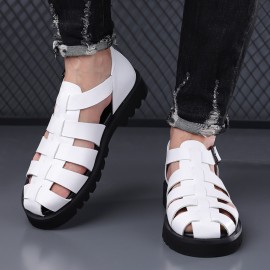 Men'S Summer Fashion Sandals - Lightweight, Non-Slip, Breathable, Durable, Quick-Dry Casual Shoes with Thick Sole for Outdoor Activities, Available in Two Colors, Casual Footwear | Stylish Sandals | Synthetic Cover Sandals