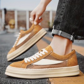 Fashionable Breathable Hollow-Out Sweat-Wicking Summer Men'S Casual Comfortable Sports Sneakers