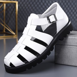 Men'S Summer Fashion Sandals - Lightweight, Non-Slip, Breathable, Durable, Quick-Dry Casual Shoes with Thick Sole for Outdoor Activities, Available in Two Colors, Casual Footwear | Stylish Sandals | Synthetic Cover Sandals